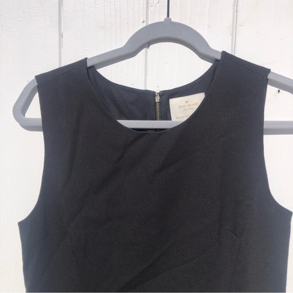 Kate Spade Little Black Dress Sheath Style Size 12 - Picture 5 of 6